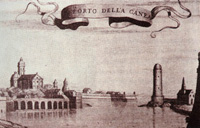 The old port in the Venetian era